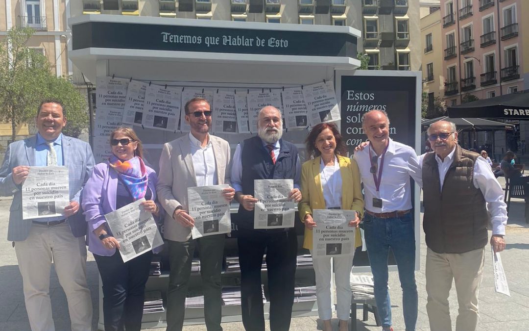 O COPG está presente en Madrid colaborando coa campaña de sensibilización sobre a atención á saúde mental posta en marcha polo Consejo General de la Psicología