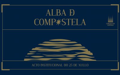 A decana do COPG recibe un recoñecemento do Concello de Santiago no acto ‘Alba de Compostela’