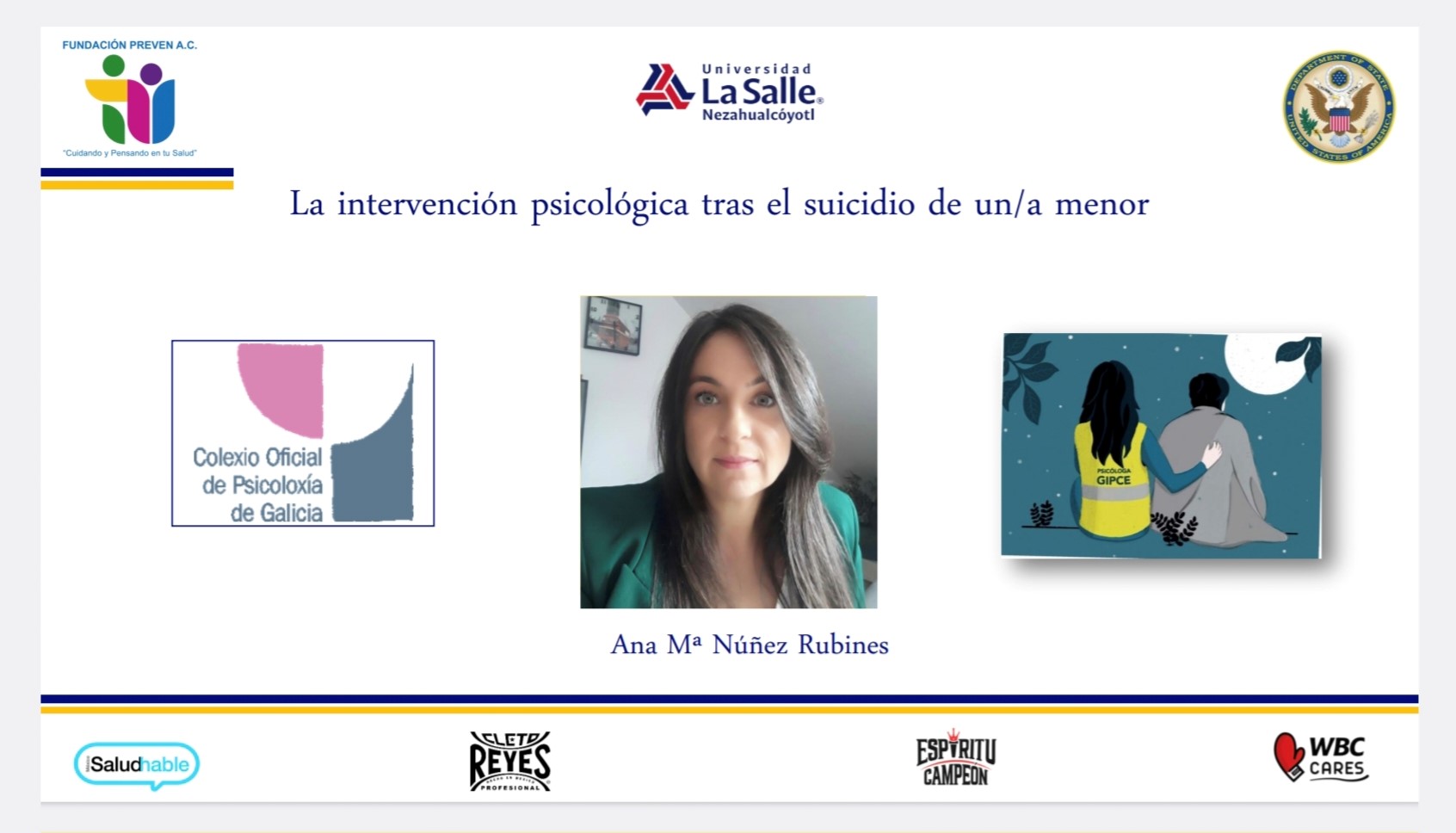 Presentación do GIPCE no 3ª Congreso Internacional e 4ª Simposio Nacional sobre prevención do suicidio e promoción da saúde mental en nenas, nenos, adolescentes e grupos vulnerables