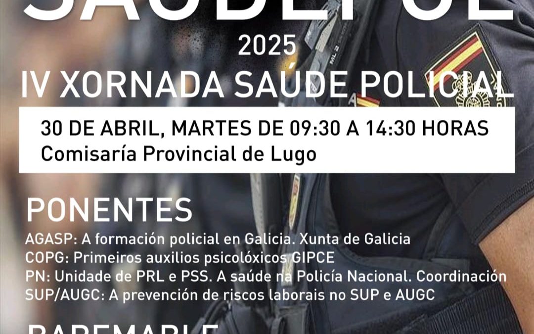 Participación na IV Xornada Saúde Policial «Saudepol» 2025