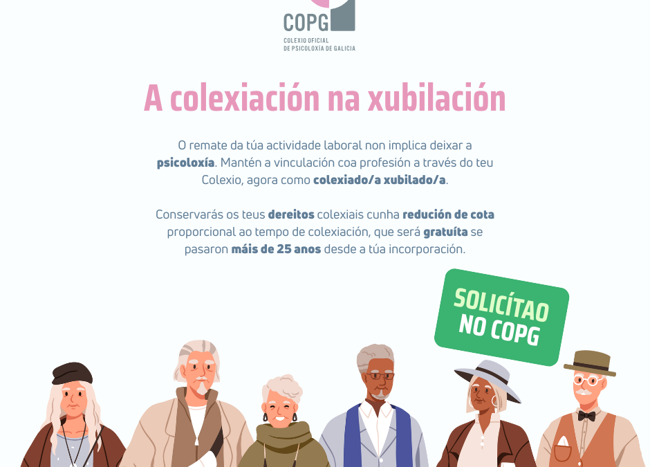 Máis de 80 colexiados e colexiadas acóllense xa á modalidade para persoas xubiladas no COPG