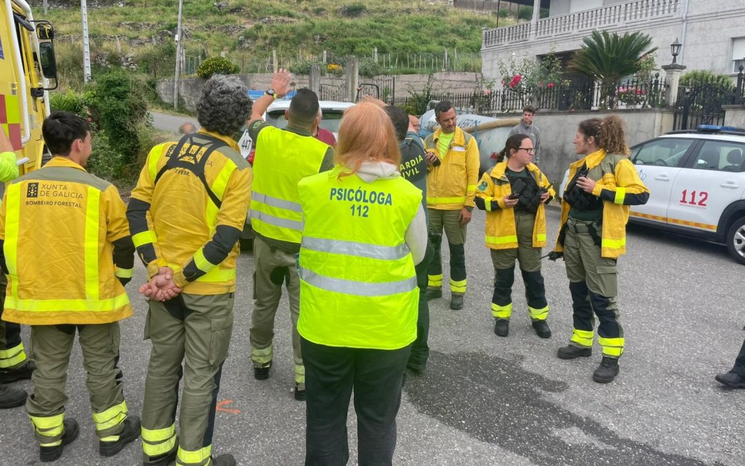 Participación en simulacros de emerxencia por incendios forestais na provincia de Pontevedra
