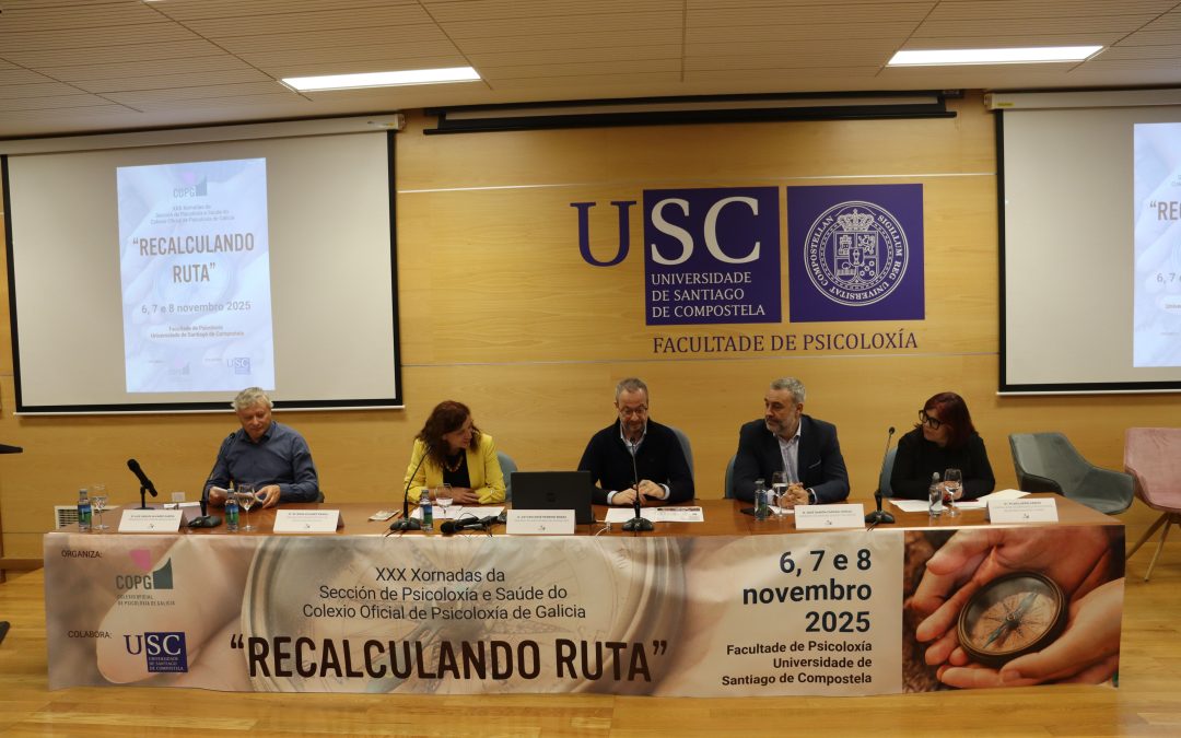 “Recalculando a ruta”: trinta anos de reflexión profesional protagonizan as XXX Xornadas de Psicoloxía e Saúde do COPG