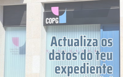 Actualiza a titulación sanitaria no teu expediente colexial