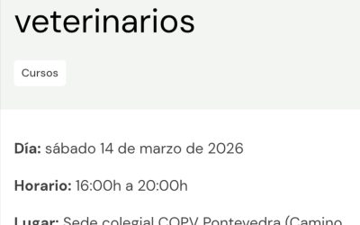 FORMACIÓN PARA O COLEXIO OFICIAL DE VETERINARIA DE PONTEVEDRA