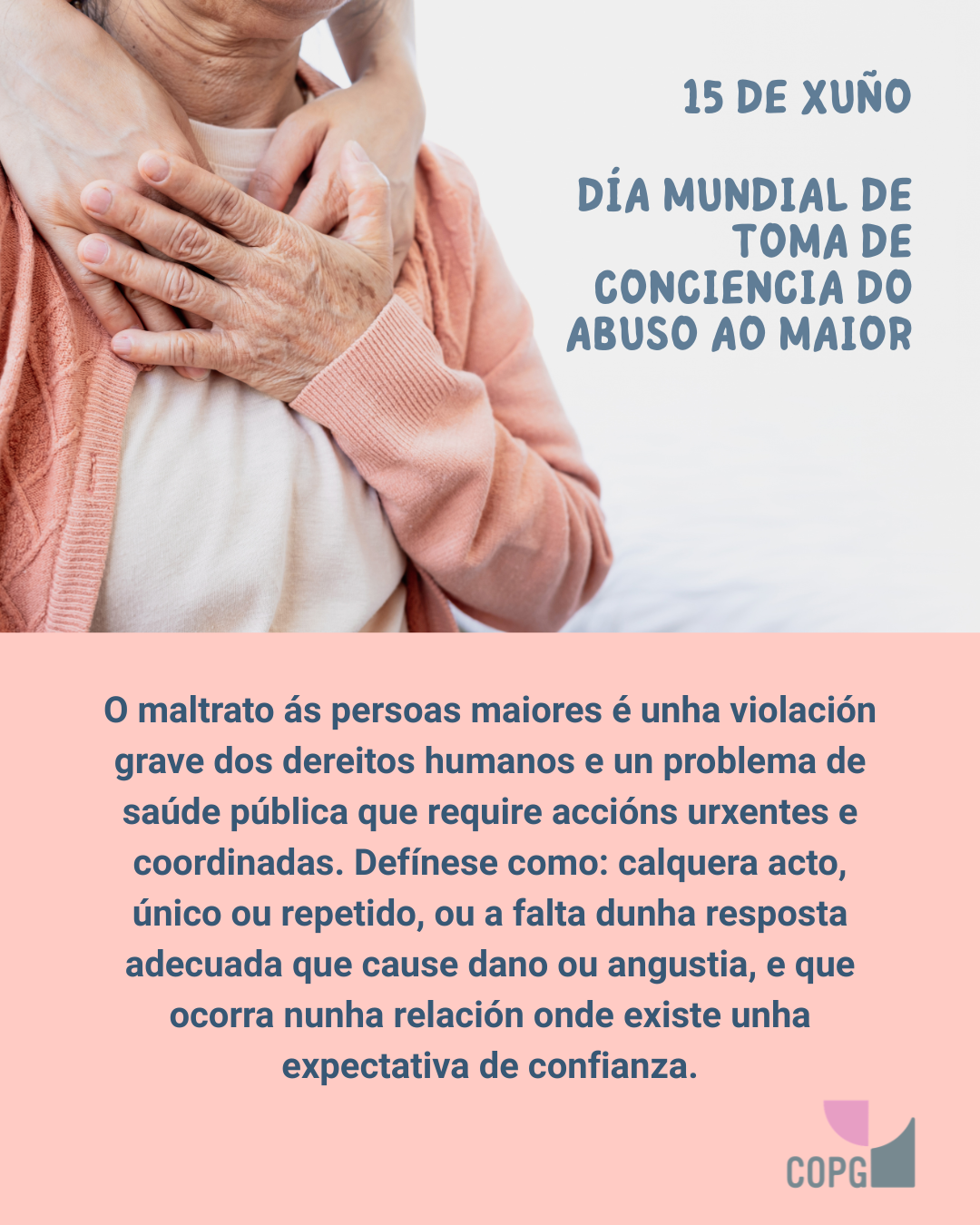 Día Mundial de toma de conciencia do abuso ao maior