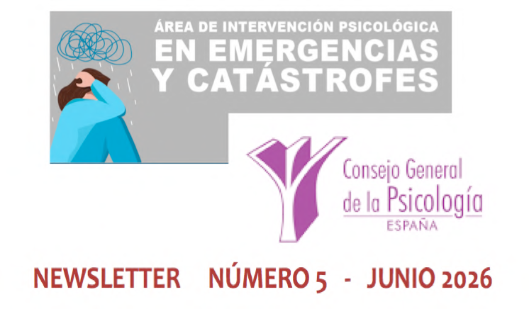 Publicación da 5ª edición da Newsletter da Área de Intervención Psicológica en Emergencias y Catástrofes