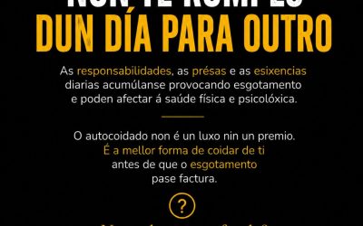 No Día Internacional do Autocoidado poñemos o foco na importancia de coidar da saúde mental