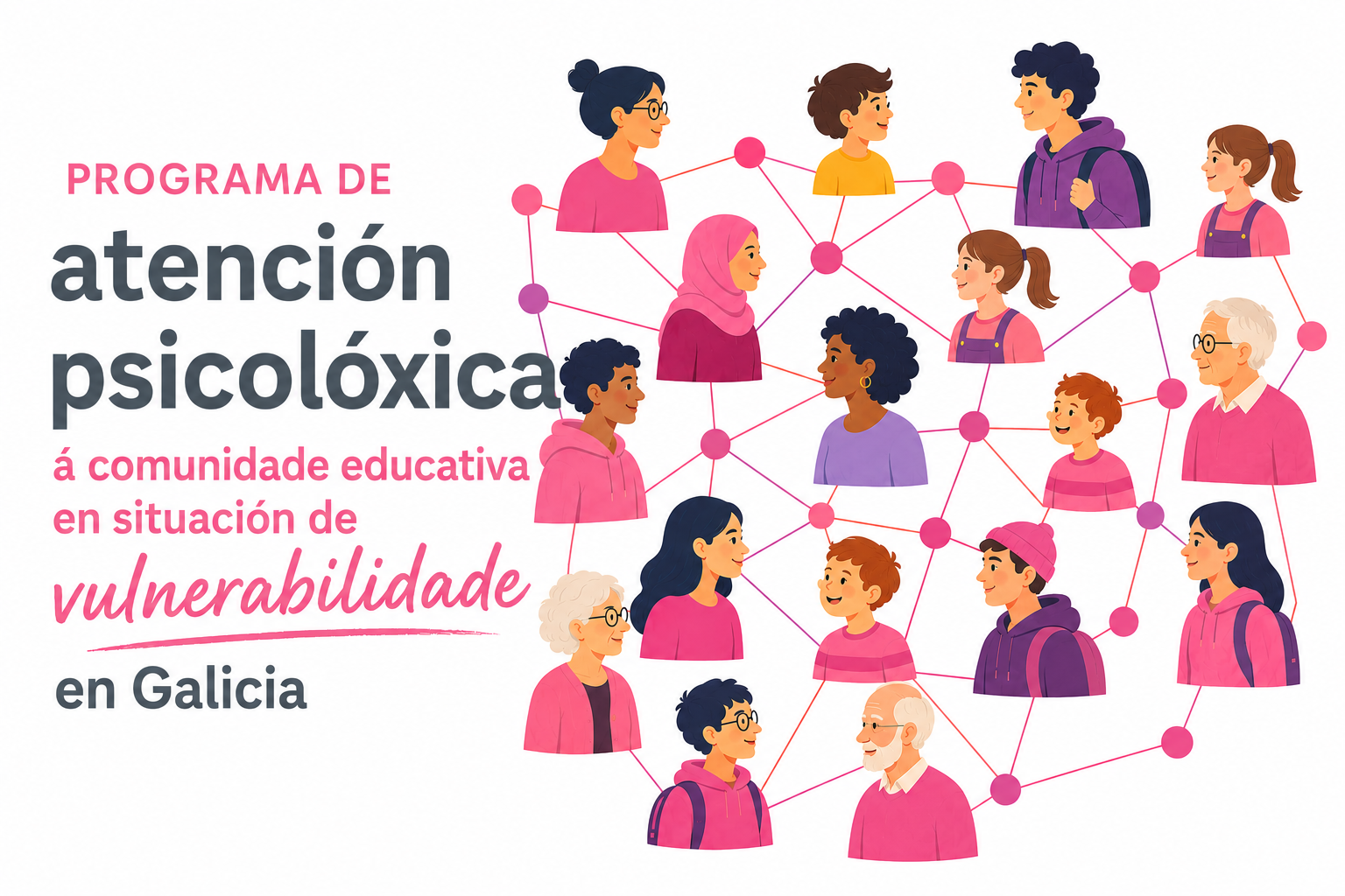 Atención psicolóxica de alumnado, profesorado e familias en situación de vulnerabilidade